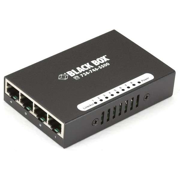 Black Box 8 Port 10/100 Mini Unmanaged Switch LBS008A